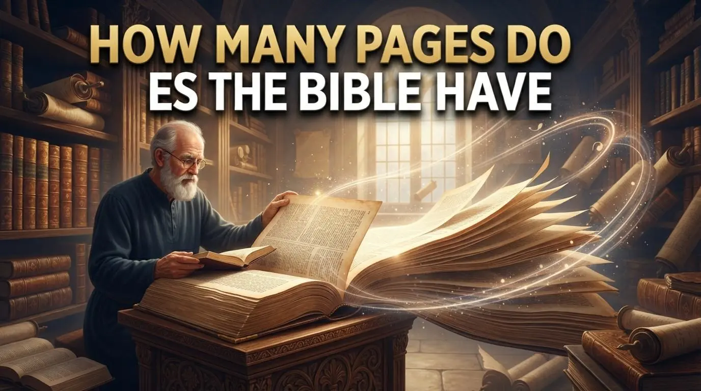 how many pages does the bible have