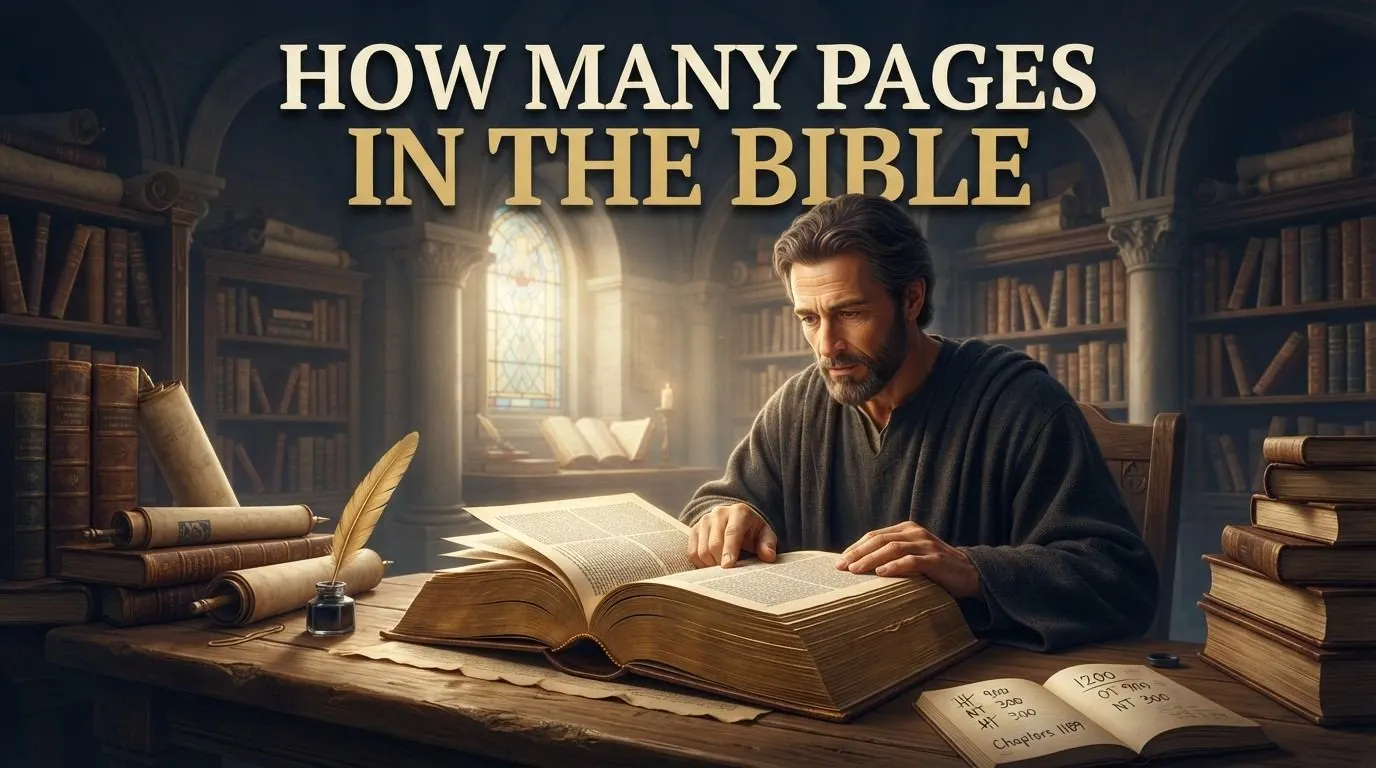 how many pages in the bible